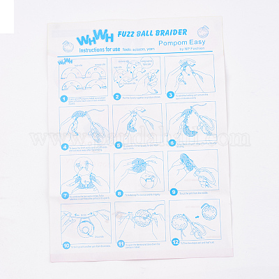 Пластиковый вязальный станок для изготовления помпонов TOOL-R045-01A-1