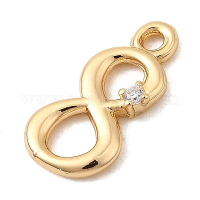 Латунные микро проложить кубического циркония подвески KK-P340-24G-08-1