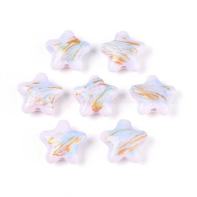 Непрозрачные акриловые бусины OACR-T028-84A-1