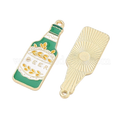 Pendentifs d'émail en alliage&nbsp;FIND-H020-01C-G-1
