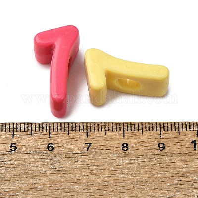 Непрозрачные акриловые бусины OACR-S072-04E-1