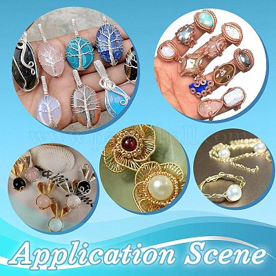 3 рулон 3 цвета медной ювелирной проволоки CWIR-SC0001-02A-1