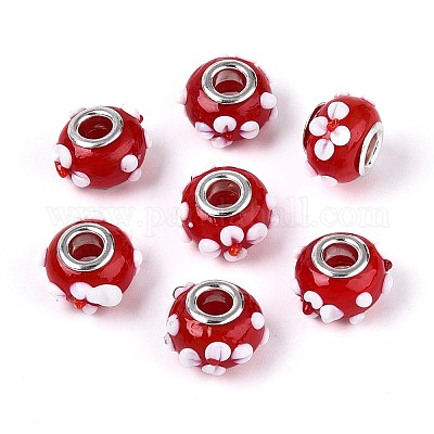 Бусины лэмпворк европейского стиля  LAMP-Q029-03A-1