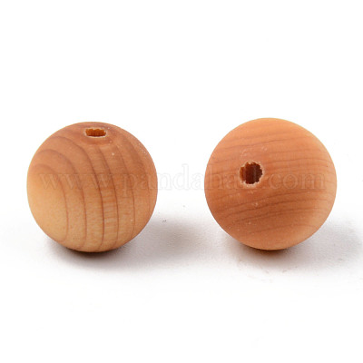 Природных шарики древесины WOOD-R268-6mm-1