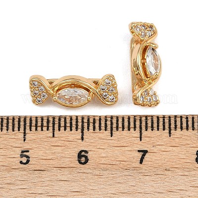 Латунные микропаве целларовые дистанционные планки из кубического циркония KK-F910-23G-05-1