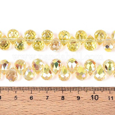 Прозрачные стеклянные бусины GLAA-T006-14D-1