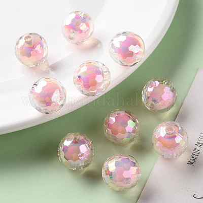 Perles en acrylique transparente&nbsp;TACR-S152-14B-A01-1