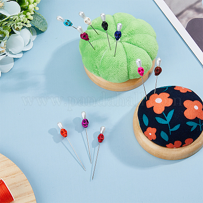 Портновская булавка из синтетической бирюзы DIY-AB00014-1