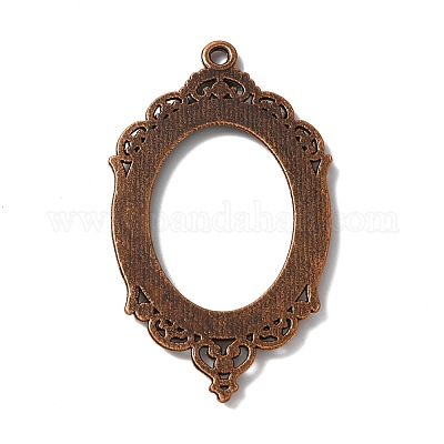 Цинк сеттингами подвески сплава кабошон&nbsp;FIND-WH050-70R-1