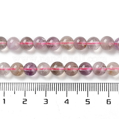 Натуральный фиолетовый рутилированный кварц G-M427-A01-01-1