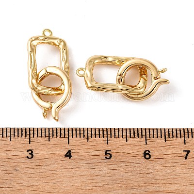 Латунь раз по сравнению с застежками KK-U016-09G-1