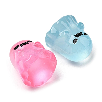 Хэллоуин светящаяся смола призрак украшение дисплея RESI-G070-02C-1