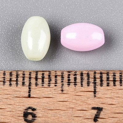 Непрозрачные цвета блестящие стеклянные бусины SEED-N008-02A-M-1