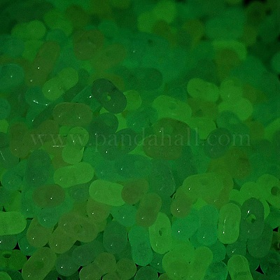 Светящиеся прозрачные акриловые бусины LACR-D009-01J-1