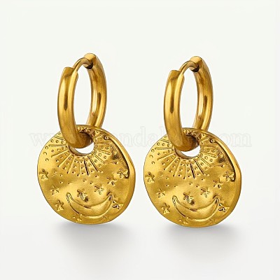 Серьги-кольца из нержавеющей стали 304 FS-WG258B4-01-1