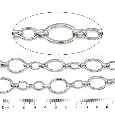 Овальные звенья цепи из нержавеющей стали 304 CHS-P024-02P-1