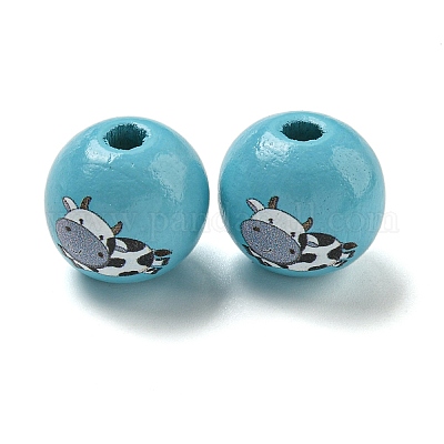 Европейский бисер из натурального дерева WOOD-F014-01B-1