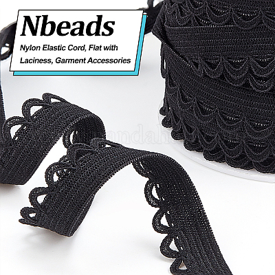 Wholesale NBEADS 10.94 Yards(10m) Bra Strap Elastic 