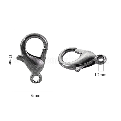 Карабин-лобстер из цинкового сплава&nbsp;PALLOY-YW0001-12B-1