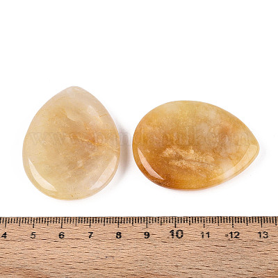 Натуральный топаз нефрит камни для снятия беспокойства G-T144-13B-1