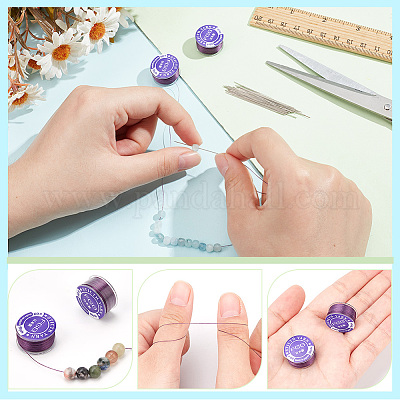 2 рулон ниток для бисероплетения из полиэстера со специальным покрытием OCOR-NB0002-06F-1