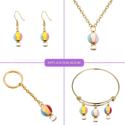 30шт 3 цвета сплава эмалевые подвески ENAM-CJ0002-38-1