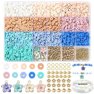 Наборы для самостоятельного изготовления браслетов-стрейч DIY-YW0011-88-1