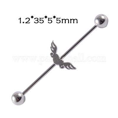 Длинные серьги-штанги из нержавеющей стали 304 для хрящей FS-WGA4435-17-1