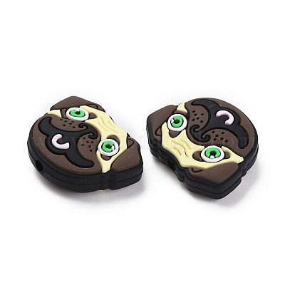 Силиконовые бусины&nbsp;SIL-WH0010-11K-23-1