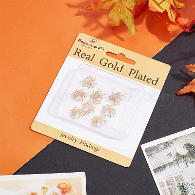 8 шт. Латунные подвески с микропаве KK-BBC0015-56-1