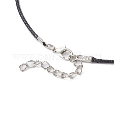 Ожерелья с подвесками в виде конуса и пирамиды из сплава с бисером цилиндрической формы от сглаза NJEW-MZ00105-1