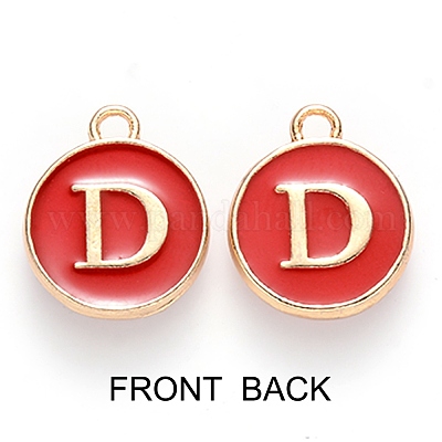 Позолоченные подвески из эмалевого сплава ENAM-SZ0001-26C-D-1