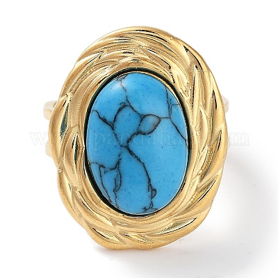 Ионное покрытие (IP) кольцо из нержавеющей стали 304 RJEW-B059-12G-05-1