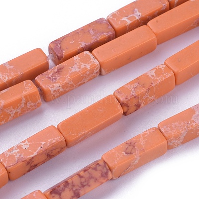 Синтетические имперские нитки из бисера яшмы G-E508-02K-1