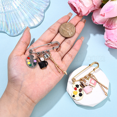 Броши-булавки из нержавеющей стали 304&nbsp;JEWB-YW00001-01-1