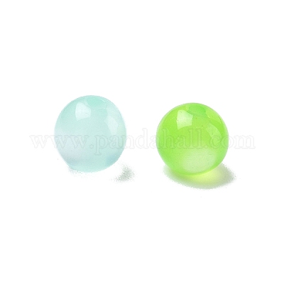 Круглый имитация кошачий глаз гранулы смолы RESI-R157-8mm-M-1