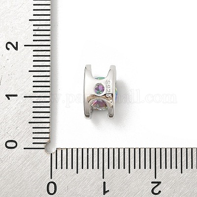 925 овальная подвеска из стерлингового серебра с муассанитом и стразами STER-U008-04P-1