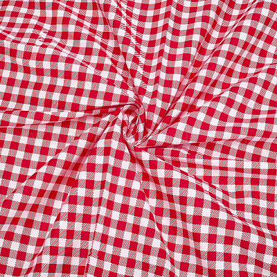 Karierter Baumwollstoff&nbsp;DIY-WH0816-563A-1
