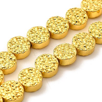 Гальванические нити из синтетических немагнитных гематитовых бусин G-L613-K01-01C-1