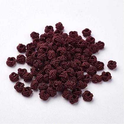 Polyester Weave Beads WOVE-N002-02-1
