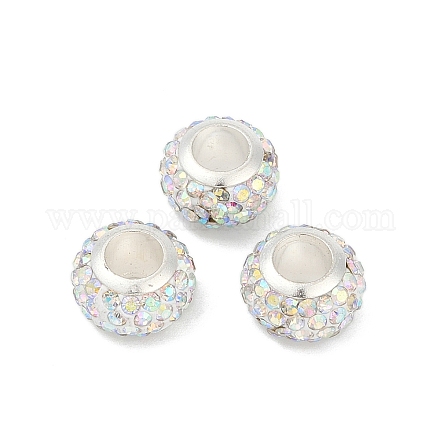 Сплав горный хрусталь глина паве бусины ALRI-D300-03S-07-1