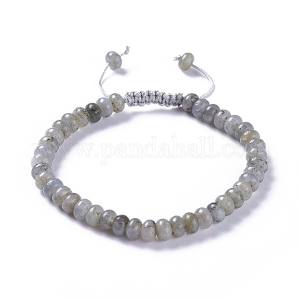 Bracelets réglables de perles tressées avec cordon en nylon BJEW-F369-B02-1