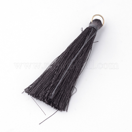 Nylon Thread Tassel Pendants Decoration FIND-Q065-3.5cm-A06-1