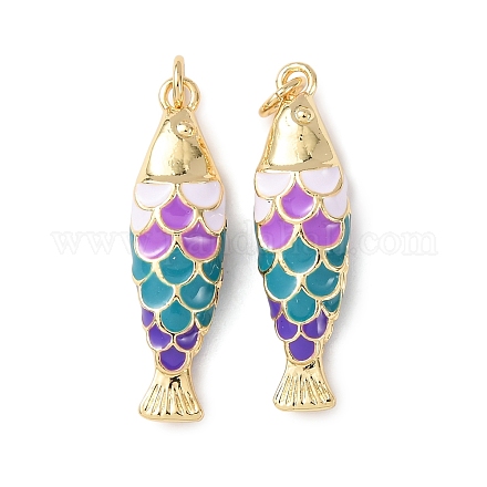 Латунь эмаль подвески KK-C143-44B-G02-1