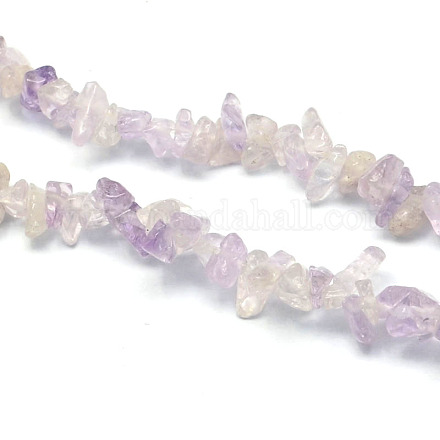 Natural Amethyst Stone Bead Strands G-R192-A03-1