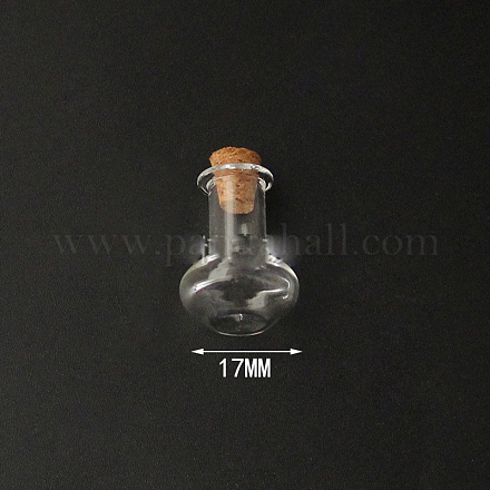 Mini contenedores de cuentas de botella de vidrio de borosilicato alto BOTT-PW0001-261N-1