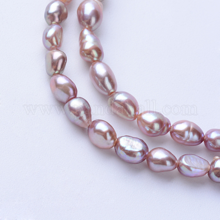 Natural Cultured Freshwater Pearl Beads Strands PEAR-S010-21-1