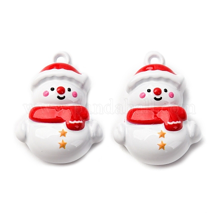Подвески из окрашенного сплава с рождественской тематикой FIND-G097-02A-1