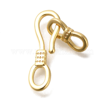 Латуни крюка и S-крючок застежки KK-K389-100G-1