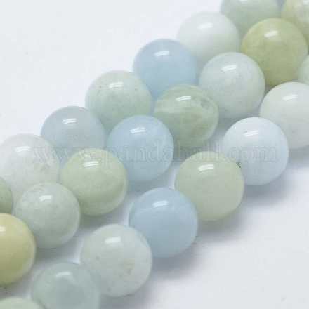Chapelets de perles en aigue-marine naturelle G-K240-04-1